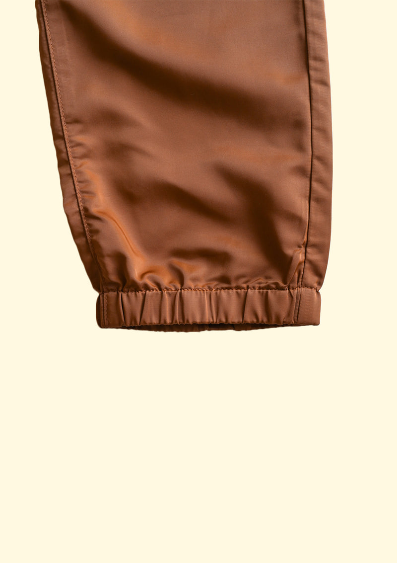 Embroidered Copper Track Pant