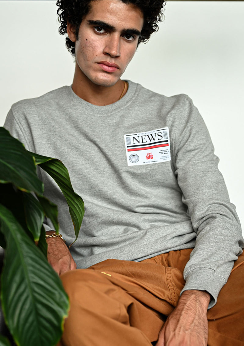 News Label Sweatshirt