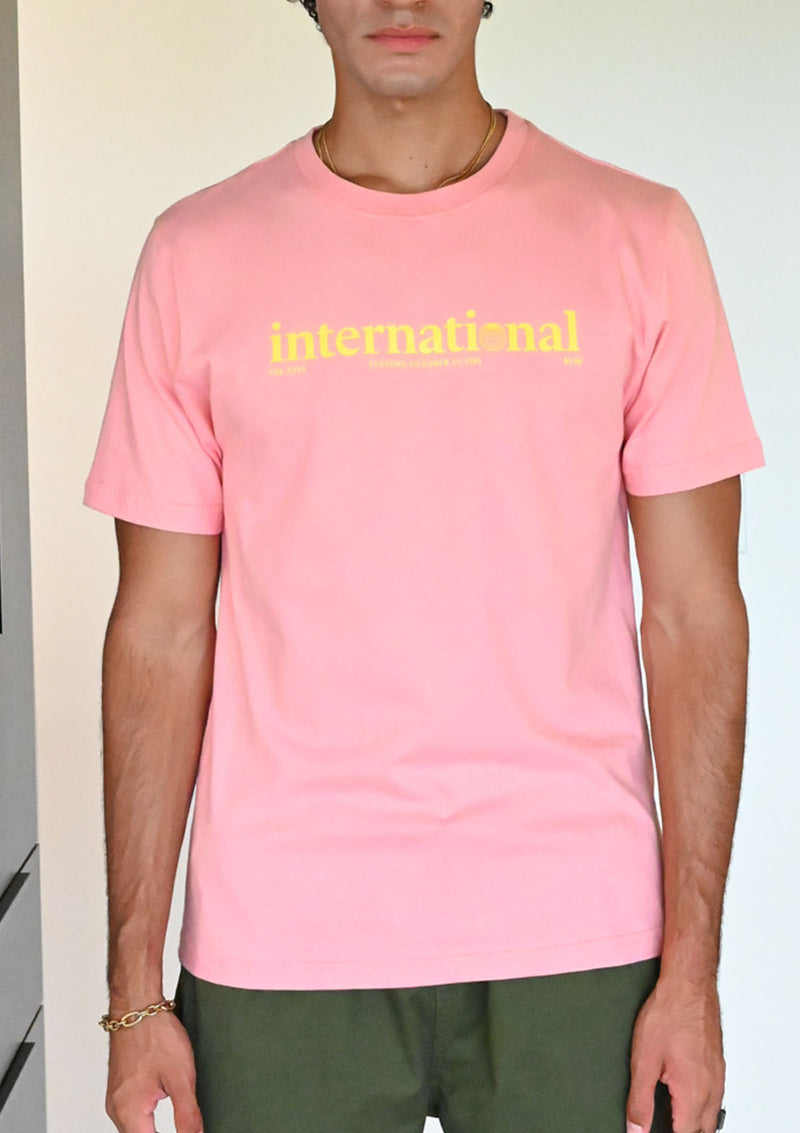 International Pink Graphic Tee